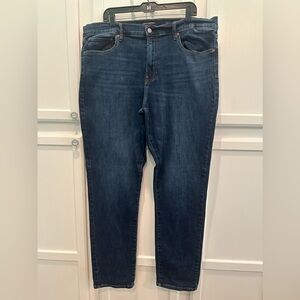 Men’s 42x34 Lucky Brand Dark Indigo Athletic Straight Jeans